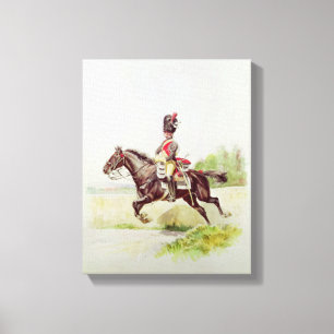 Toile Soldat de la garde impériale à cheval, 1898