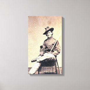 Toile "Soldat de la guerre de Sécession, Frances Clalin