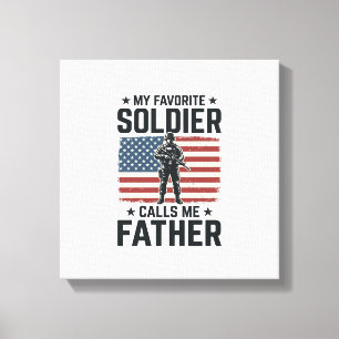 Toile Soldat Patriotique Père Chemise Vector Vintage Des