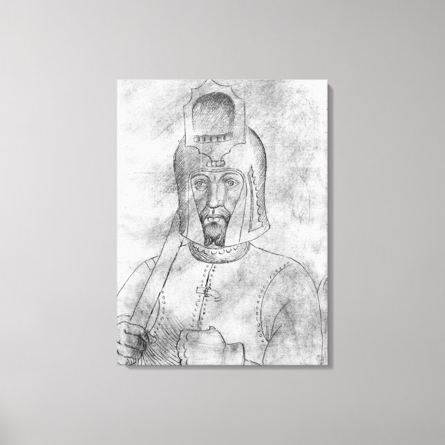 Toile Soldat portant un casque vissé (Recto)