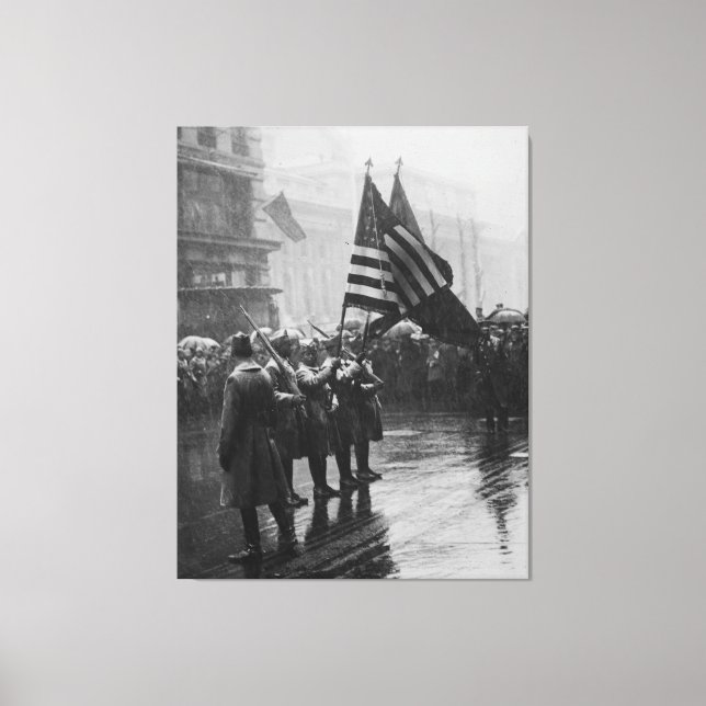 Toile Soldats de Buffalo 367e infanterie Afro-Américaine (Recto)