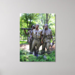 Toile Soldats de mémorial de vétérans du Vietnam