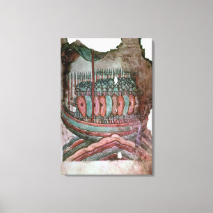 Toile Soldats normands croisant la Manche