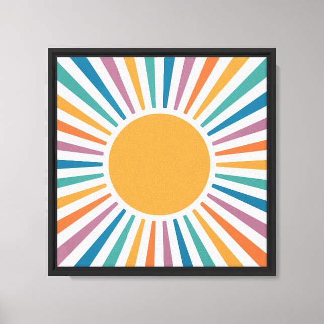 Toile Soleil bohème (Recto)