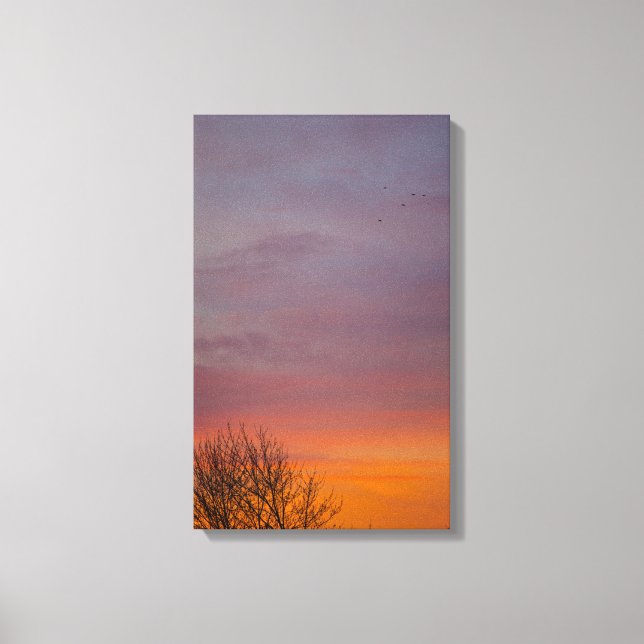 Toile Soleil chaud d'hiver, Ohio (Recto)