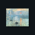 Toile Soleil de l'impression Claude Monet<br><div class="desc">Impression de toile Claude Monet avec peinture intitulée "Impression,  lever du soleil"</div>