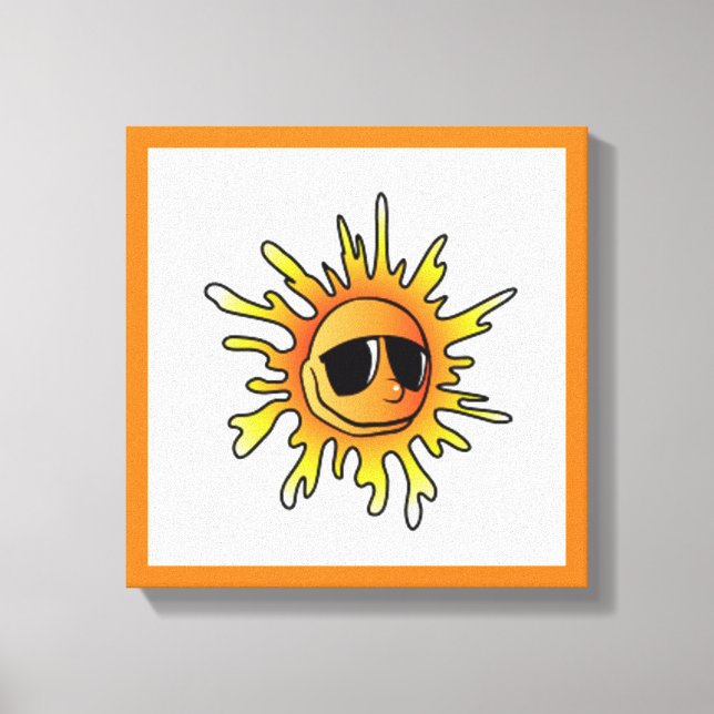 Toile SOLEIL D'ÉTÉ cool (Recto)