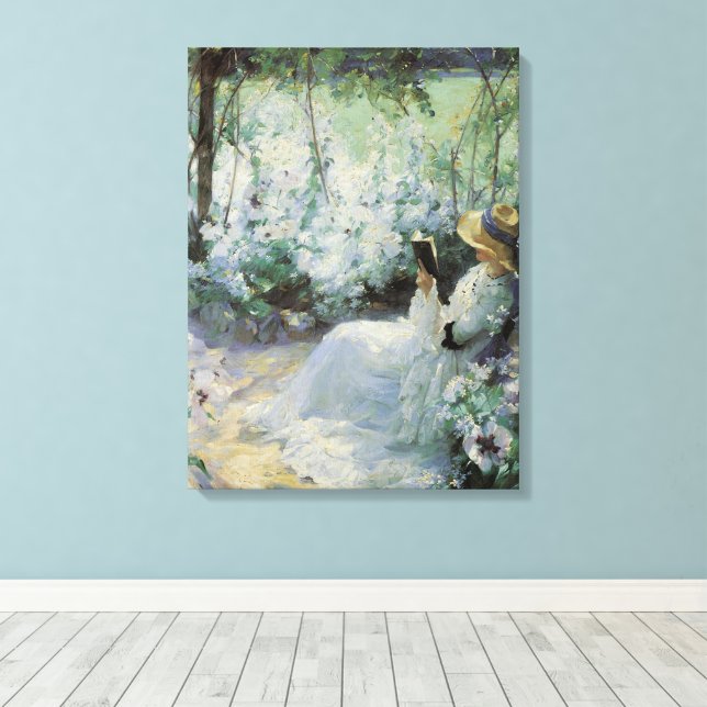 Toile Solitude Délicieuse par Frank Bramley, Art Vintage (Insitu (Plancher de Bois))