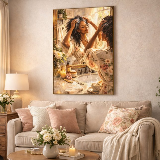 Toile Solitude sacrée : Sainte quiétude avec Dieu (Créateur téléchargé)