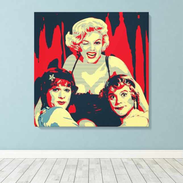 Toile Some like it hot Pop Art (Insitu (Plancher de Bois))