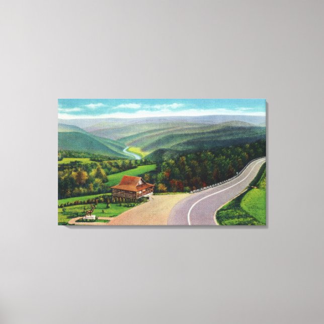 Toile Sommet de Whitcomb dans la vallée de la rivière De (Recto)