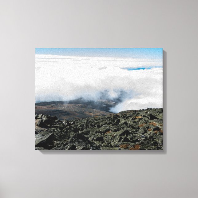 Toile Sommet du Mont Washington Terrain rocheux (Recto)