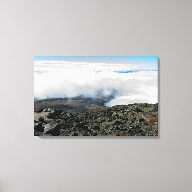 Toile Sommet du Mont Washington Terrain rocheux (Recto)