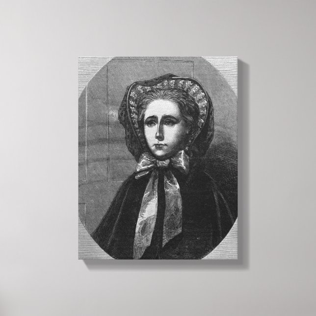 Toile Son Honneur. Mme Yelverton, 1861 (Recto)