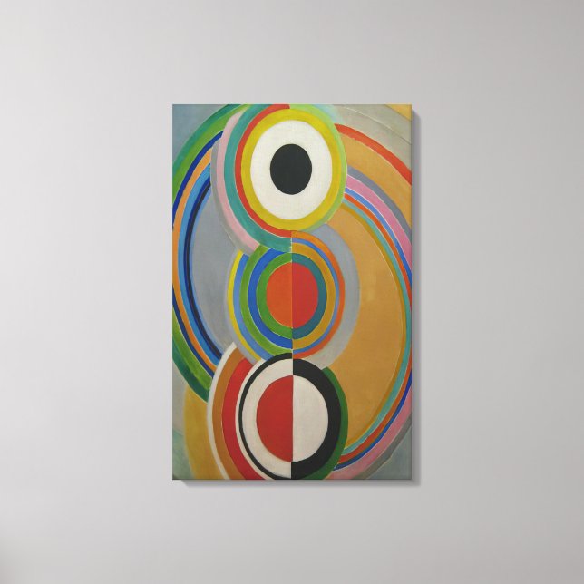 Toile Sonia Delaunay - RYTHME 1 (Recto)