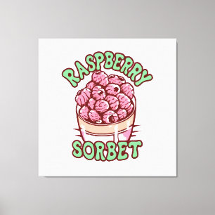 Toile Sorbet à la framboise