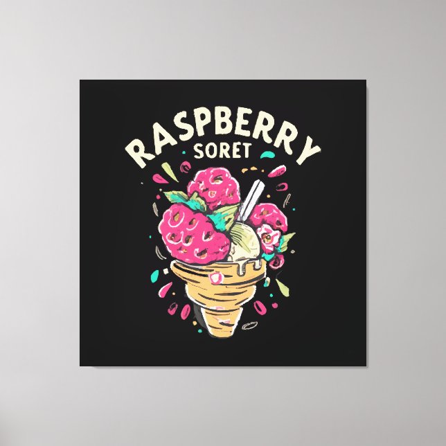 Toile Sorbet de framboise (Recto)