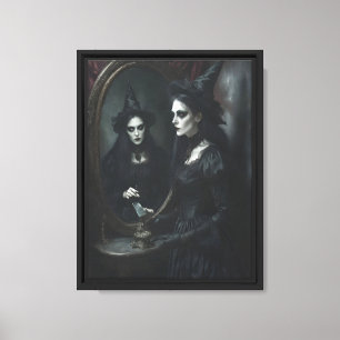 Toile Sorcière à Mirror Canvas Wall Art