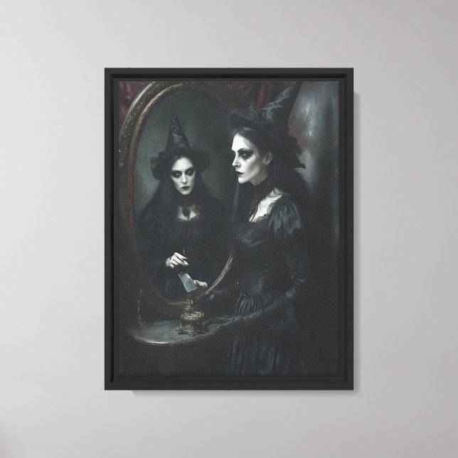 Toile Sorcière à Mirror Canvas Wall Art (Recto)