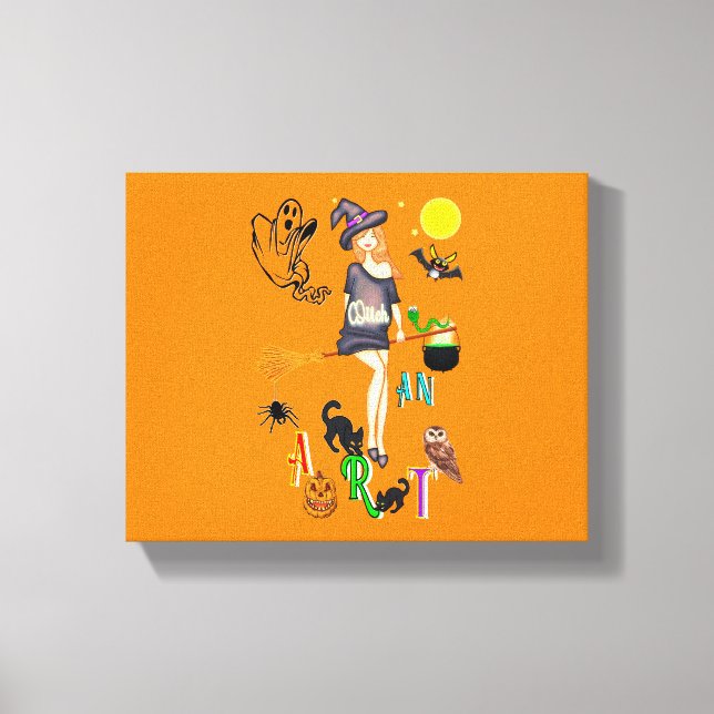 Toile Sorcière Un Art (Recto)