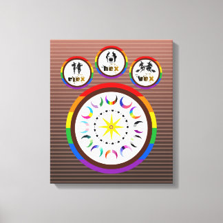 Toile Sorcières LGBTQIA Body Positive Flex. Hex. Vex.