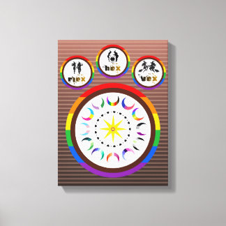 Toile Sorcières LGBTQIA Body Positive Flex. Hex. Vex.