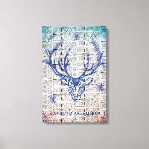 Toile Sort Harry Potter   EXPECTO PATRONUM™ Cerf Esquiss