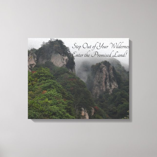 Toile "Sortez de votre nature sauvage" sur un (Recto)