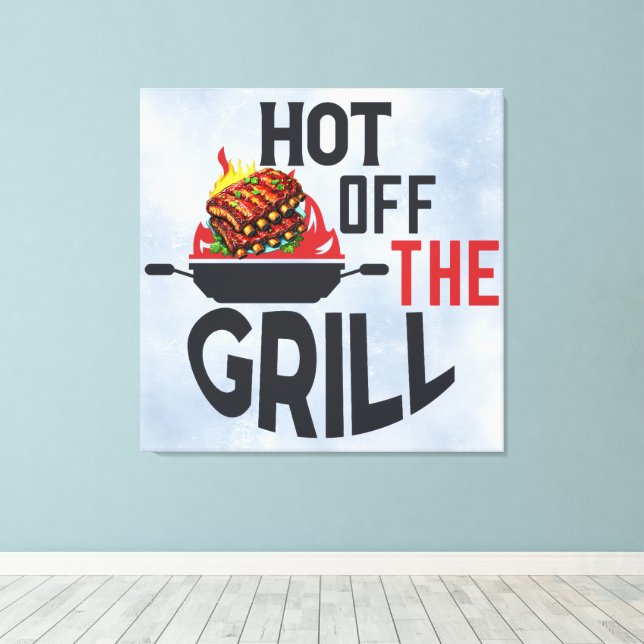 Toile Sorti du grill (Insitu (Plancher de Bois))