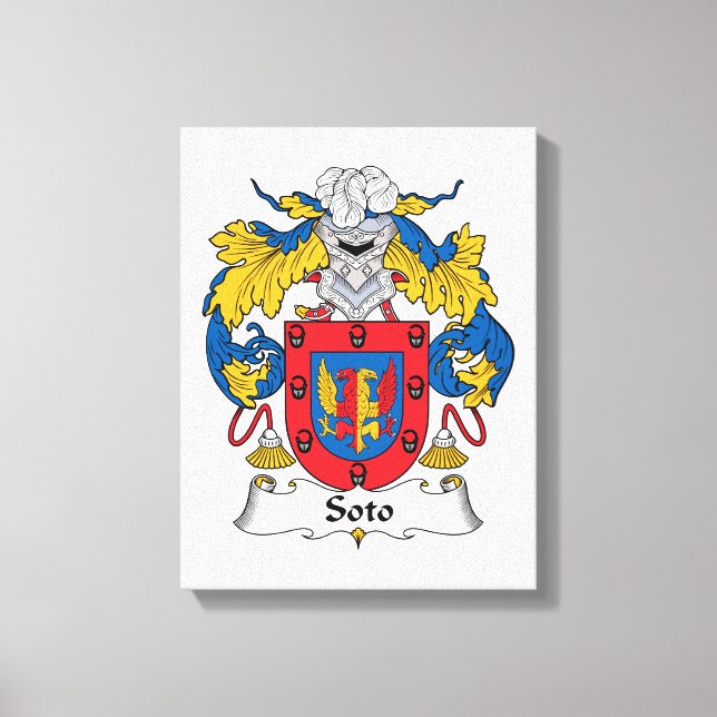 Toile Soto Family Crest (Recto)