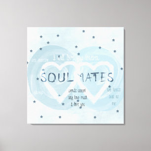 Toile Soul Mates