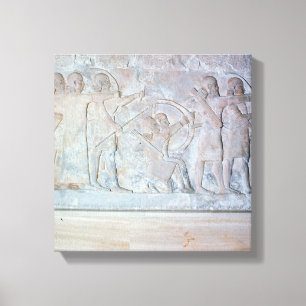 Toile Soulagement dépeignant des archers