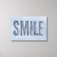 sourire jean bleu