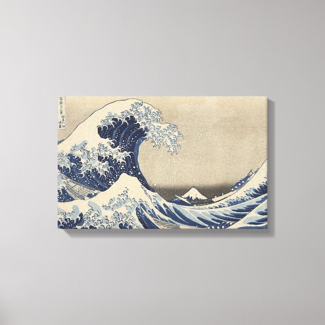 Toile Sous la vague au large de Kanagawa - La grande vag (Recto)