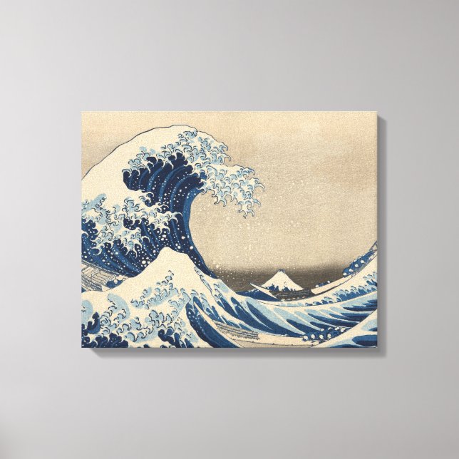 Toile Sous la vague de Kanagawa Imprimer (Recto)