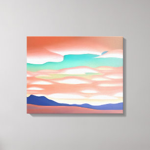 Toile Southwestern Desert et Sky minimaliste Art