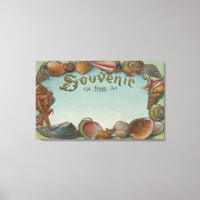 Toile Souvenir De #1 - N'Importe Quelle Ville, État (Recto)