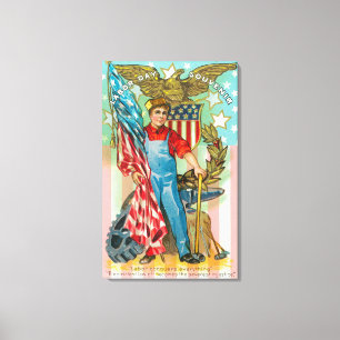 Toile Souvenir de Fête du travail