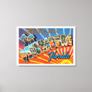 Toile Souvenir de Vintage voyage de St Petersburg la