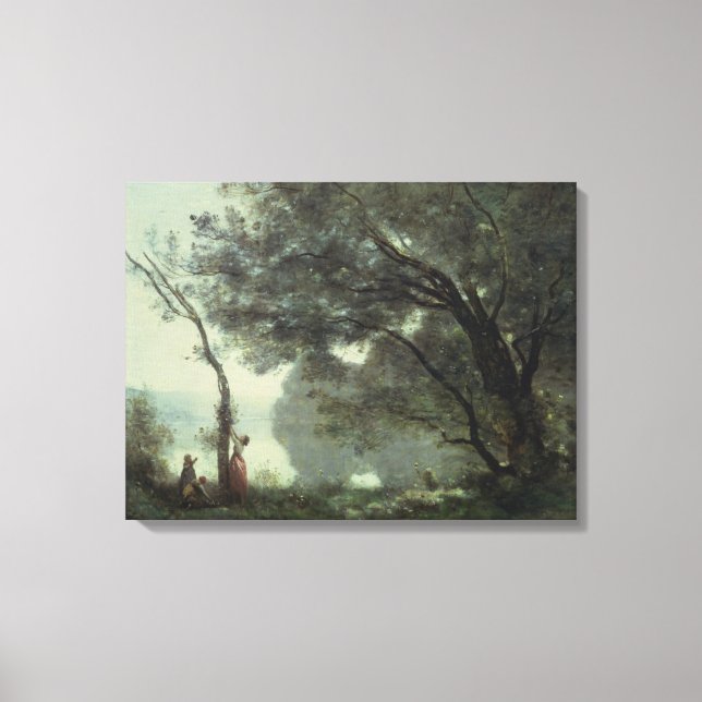 Toile Souvenirs de Mortefontaine, 1864 (Recto)