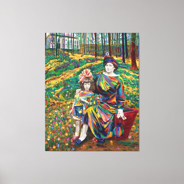 Toile Souvenirs de tulipes (Recto)