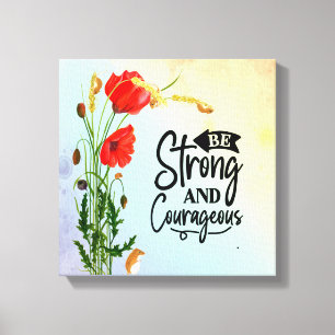 Toile Soyez fort et courageux Joshua 1:9