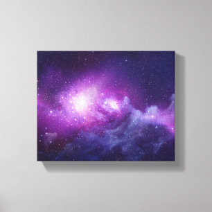 Toile Space Galaxy Wall Art