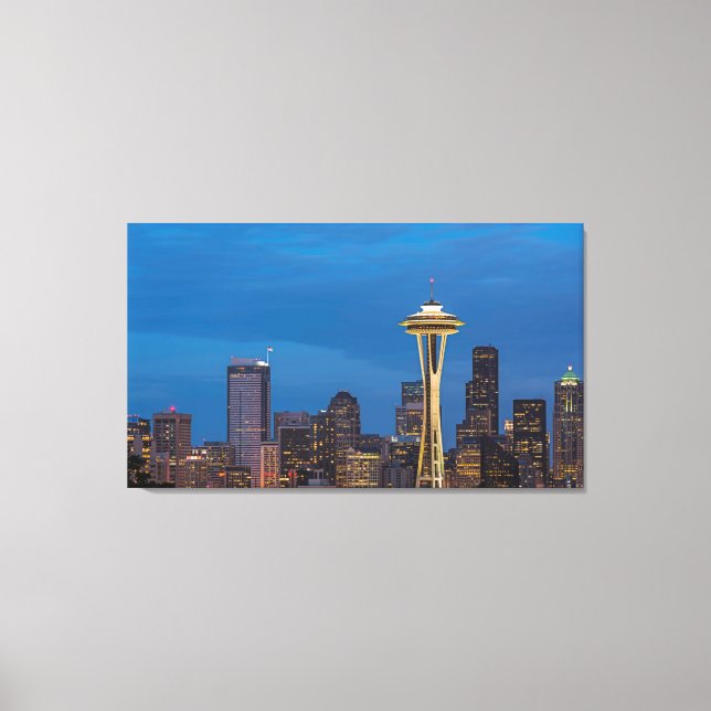 Toile Space Needle et le centre de Seattle (Recto)