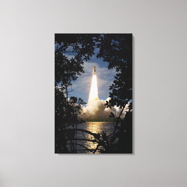 Toile Space Shuttle Atlantis lève sur 18 (Recto)
