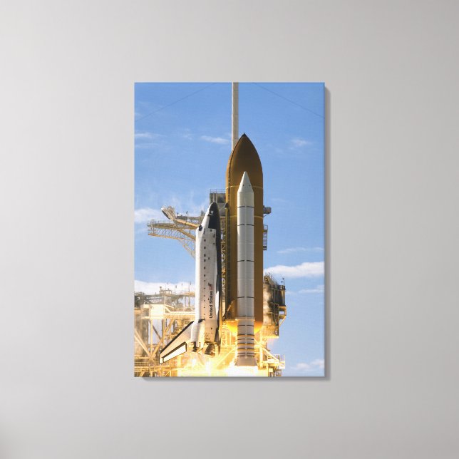Toile Space Shuttle Atlantis se lève sur 8 (Recto)