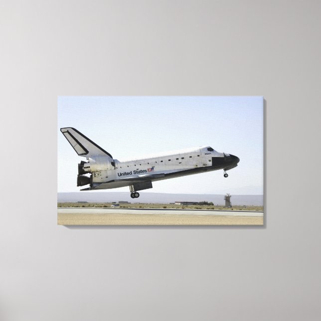 Toile Space Shuttle Atlantis se prépare pour l'atterriss (Recto)