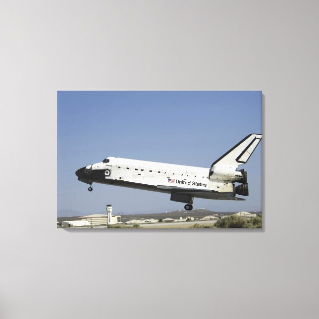 Toile Space Shuttle Atlantis se prépare pour l'atterriss (Recto)