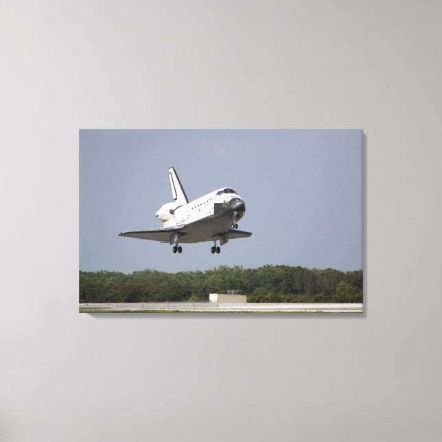 Toile Space Shuttle Discovery approche l'atterrissage 2 (Recto)