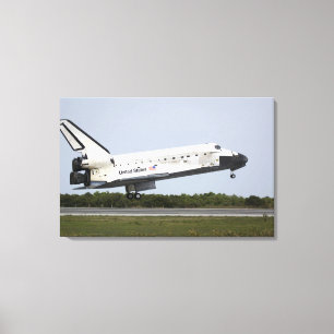 Toile Space Shuttle Discovery approche l'atterrissage 4
